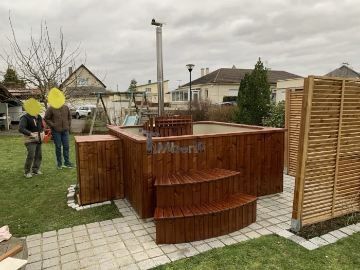 Bain Nordique En Polypropylene Rectangulaire Pour Max 16 Personnes, NATHALIE, GIBERVILLE, France (1)