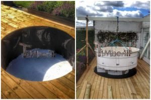 Sunken Terrace Fiberglass Jacuzzi Hot Tub (2)
