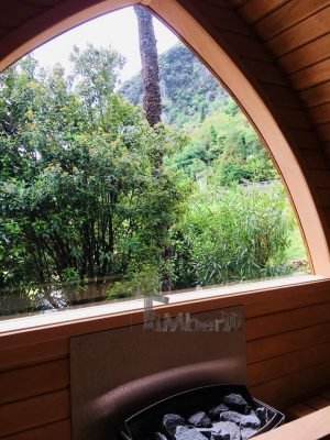 Jardin Extérieur Sauna En Bois Igloo Design (5)