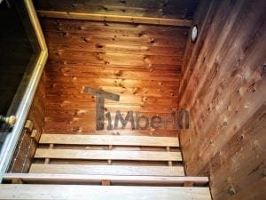 Sauna Extérieur Avec Remorque, Vestiaire Et Poêle à Bois Harvia (17)