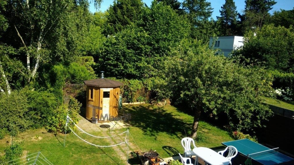 Sauna extérieur pour les petits jardins Jean Louis Gif sur Yvette France