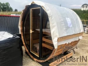 Sauna Extérieur Tonneau Mini Pour 2 4 Personnes (12)