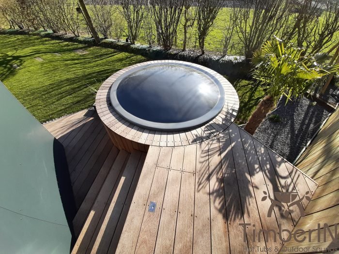 Bain nordique jacuzzi intégré encastré enterré, Sylvain, ÉVRECY, France 6 Bain Nordique Jacuzzi Intégré Encastré Enterré, Sylvain, ÉVRECY, France (6)