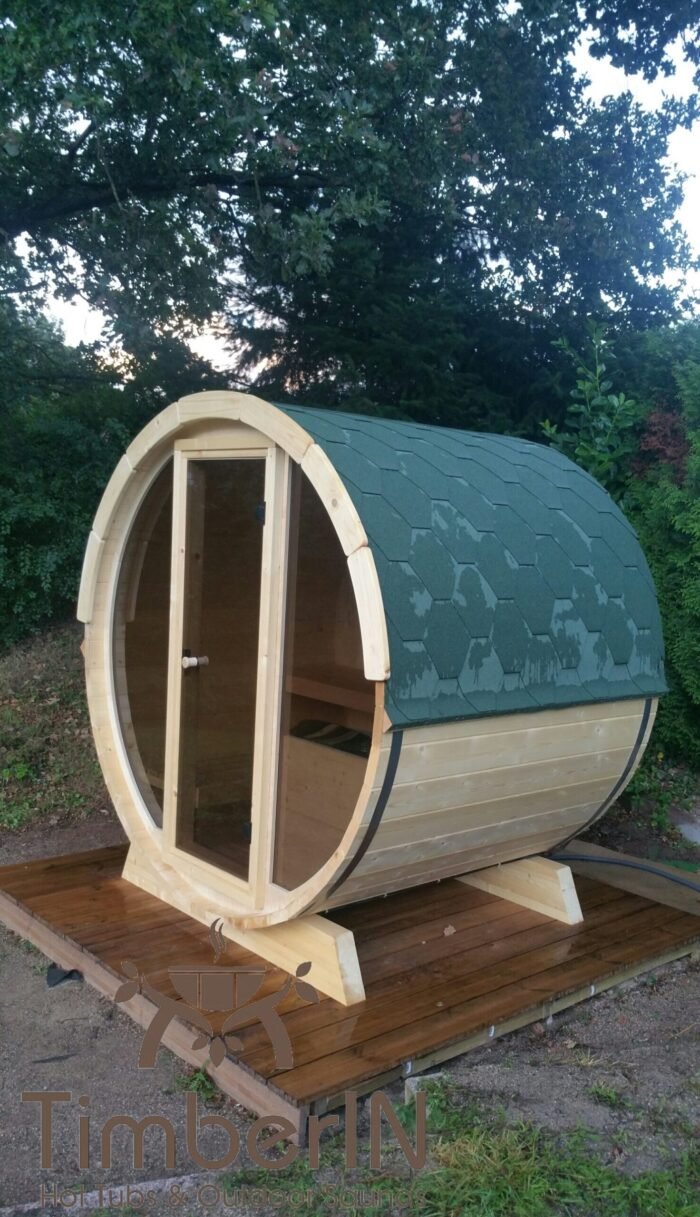 Sauna Extérieur Tonneau Mini Pour 2 4 Personnes (4)