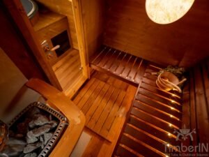 Sauna Ovale Extérieur Avec Bain Nordique Intégré (81)