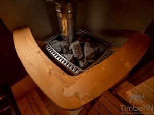Sauna Ovale Extérieur Avec Bain Nordique Intégré (83)